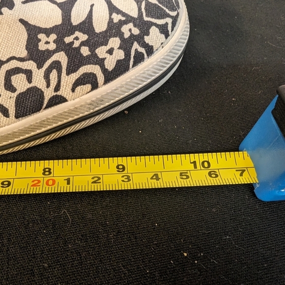 Kate Spade Navy and White Floral Slip-On Sneakers - Picture 7 of 11